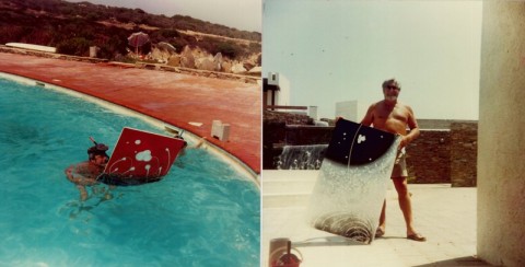 Alex Mozart Mostra in piscina,  Stintino, SS
